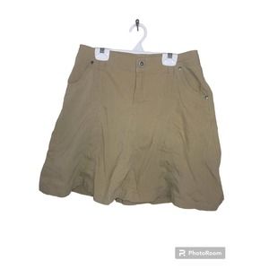 Kuhl Splash Skirt Hiking Women's Size 2 Beige Tan Pockets